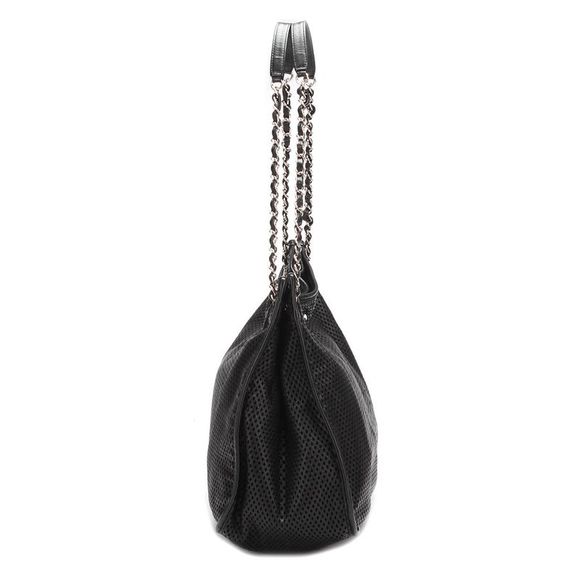 Pre Loved Chanel Perforated Leather Shoulder Bag Womens bag>Shoulder Bag